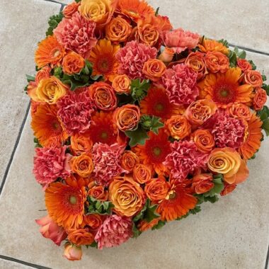 COEUR DE FLEURS ORANGES