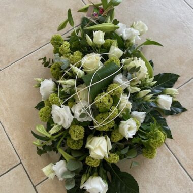 Gerbe de fleurs blanches